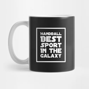 Handball Best Sport in the galaxy Mug